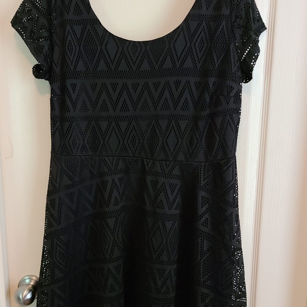 Black Mesh Dress